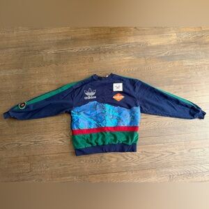 Adidas Men's Multicolor Crewneck Sweater